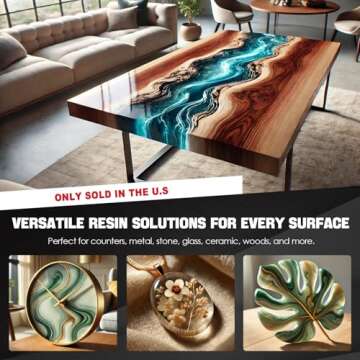 Epoxy Resin Polishing Kit - Epoxy Resin Polishing Compound， Specially Formulated for Epoxy Resin a...