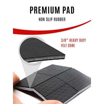 SlipToGrip Non Slip Furniture Pad Grippers - Multi Size Available