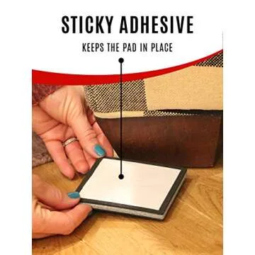 SlipToGrip Non Slip Furniture Pad Grippers - Multi Size Available