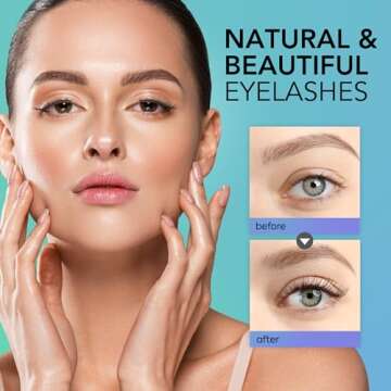 Premium Lash Serum for Eyelash Growth Serum, Advanced Lash Growth Serum, Eyelash Serum to Grow Lashes, Lash Serum Growth for Longer, Fuller and Thicker Lashes and Brows 5ml