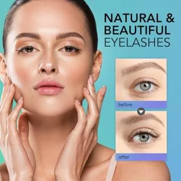 Premium Lash Serum for Eyelash Growth Serum, Advanced Lash Growth Serum, Eyelash Serum to Grow Lashes, Lash Serum Growth for Longer, Fuller and Thicker Lashes and Brows 5ml