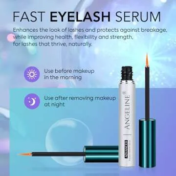 Premium Lash Serum for Eyelash Growth Serum, Advanced Lash Growth Serum, Eyelash Serum to Grow Lashes, Lash Serum Growth for Longer, Fuller and Thicker Lashes and Brows 5ml