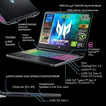Acer Predator Helios 300 Gaming Laptop Intel i7 GTX 1060