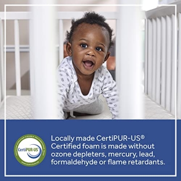 Sealy Baby Soybean Premium Foam Crib Mattress Waterproof