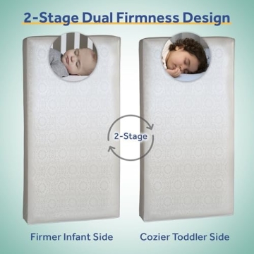 Sealy Baby Soybean Premium Foam Crib Mattress Waterproof