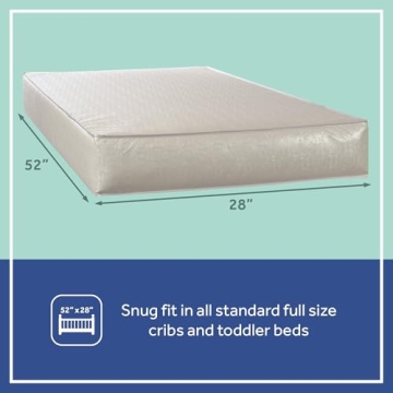 Sealy Baby Soybean Premium Foam Crib Mattress Waterproof