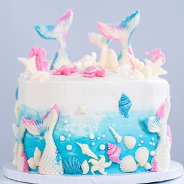 Mermaid Silicone Mold Set for Baking and Crafts