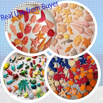 Mermaid Silicone Mold Set for Baking and Crafts