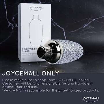 Elegant Glass Cocktail Shaker Set for Home Bartending