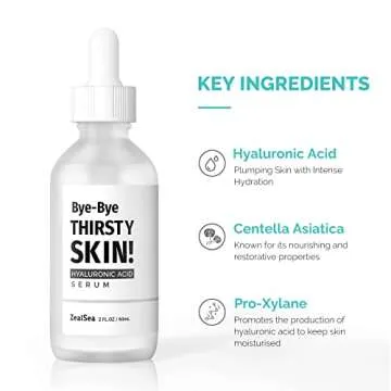 ZealSea 2oz Pure Hyaluronic Acid Serum for Face