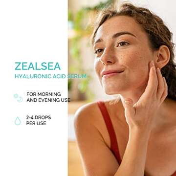 ZealSea 2oz Pure Hyaluronic Acid Serum for Face