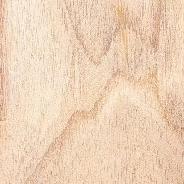 Creative Co-Op Rounded Paulownia Wood Pots (Set of 2 Sizes)