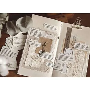 600 Pcs Vintage Tiny Dictionary Decorative Craft Papers Mini Dictionary for Scrapbooking and Decoupage (600 Pcs)