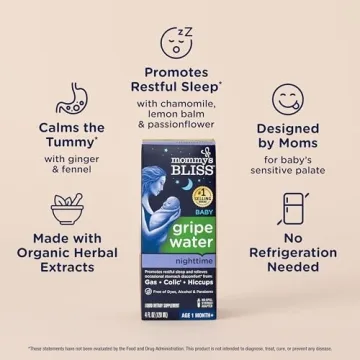 Mommy's Bliss Gripe Water Night Time for Infant Relief