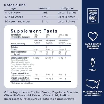 Mommy's Bliss Gripe Water Night Time for Infant Relief