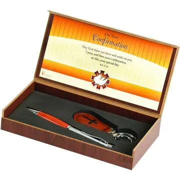 Confirmation Orange Metal Chain Boxed - Accessory