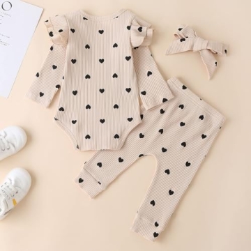 Charming Fullfamous Baby Girl's Clothing Set for Winter Style
