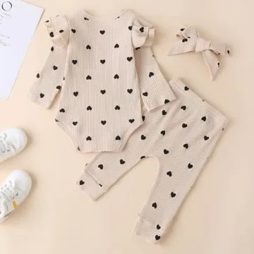 Charming Fullfamous Baby Girl's Clothing Set for Winter Style