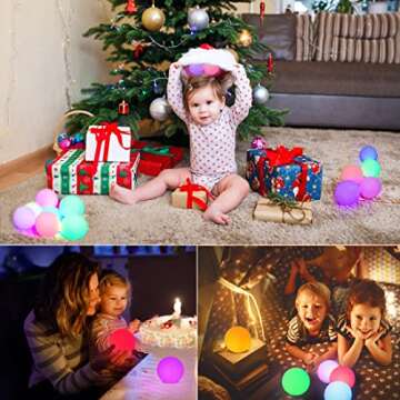 Floating RGB Pool Light Ball for Colorful Atmospheres