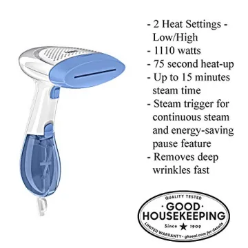 Conair Handheld Garment Steamer Portable 1200W Plastic