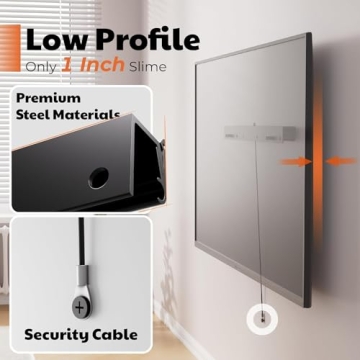 AENTGIU Heavy Duty No Stud TV Wall Mount for Flat Screens