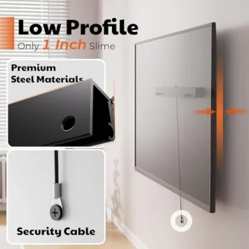 AENTGIU Heavy Duty No Stud TV Wall Mount for Flat Screens