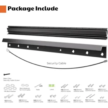 AENTGIU Heavy Duty No Stud TV Wall Mount for Flat Screens