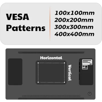 AENTGIU Heavy Duty No Stud TV Wall Mount for Flat Screens