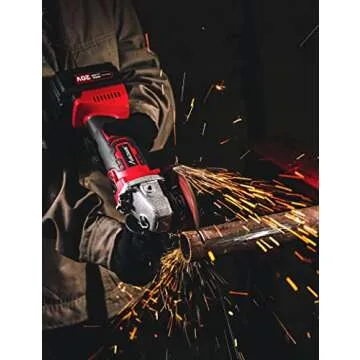 AVID POWER Cordless Angle Grinder with 4-pole Motor, 20V Cordless Grinders Tools w/4.0A Battery & Fast Charger, 4-1/2 Inch Grinding Wheels, Cutting Wheels, Flap Discs and Adjustable Auxiliary Handle