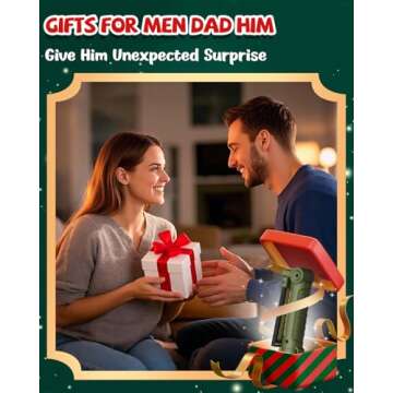 Coquimbo Tool Gifts for Men Him, Rechargeable LED Work Light Grill Light with Magnetic Base and Hook...