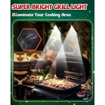 Coquimbo Tool Gifts for Men Him, Rechargeable LED Work Light Grill Light with Magnetic Base and Hook 5 Modes 360° Rotate Mechanic Light Valentines Gifts for Him Husband Men (2 Pack Green)