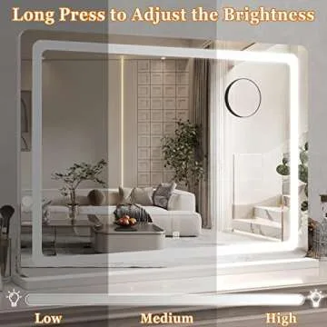 Vierose LED Large Vanity Mirror for Perfect Makeup Lighting