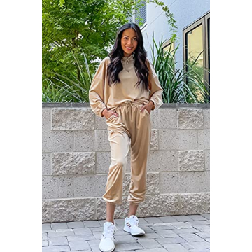 Stylish PRETTYGARDEN Women's Velour Tracksuit Set