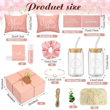 Bridesmaid Proposal Gifts - 42 Piece Set by FillTouch