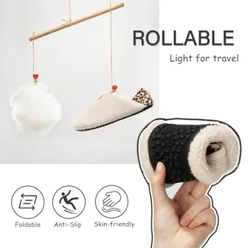 ATHMILE Cozy House Slippers for Men and Women - Perfect for Travel
