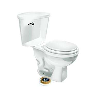 Fluidmaster 7513 Extra Thick Wax Toilet Bowl Gasket with Flange, for 3-Inch and 4-Inch Waste Lines