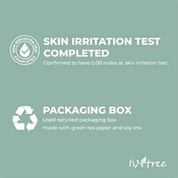 IsNtree Mugwort Calming Clay Mask 100ml, 3.38 fl.oz | Sebum Control | Pore Tightening | Exfoliates Rough Skin | Blackhead Care | Wash-Off Mask | Korean Skincare