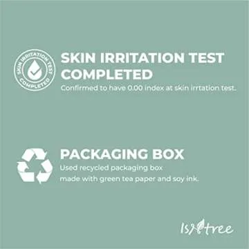 IsNtree Mugwort Calming Clay Mask 100ml, 3.38 fl.oz | Sebum Control | Pore Tightening | Exfoliates Rough Skin | Blackhead Care | Wash-Off Mask | Korean Skincare