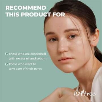 IsNtree Mugwort Calming Clay Mask 100ml, 3.38 fl.oz | Sebum Control | Pore Tightening | Exfoliates Rough Skin | Blackhead Care | Wash-Off Mask | Korean Skincare