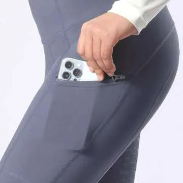 Harrison Howard Women's Full Seat Silicon Grip Equestrian Breeches Horse Riding Tights High Waisted Leggings for Women Blue Medium