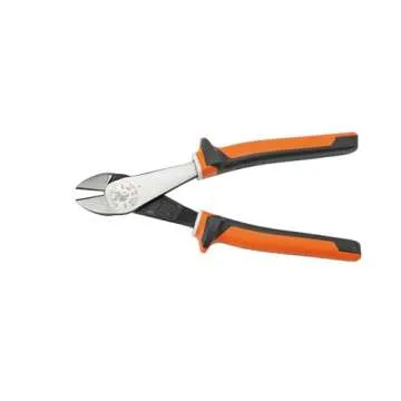 Klein Tools 200028EINS Pliers, Electrician's Insulated Diagonal Cutting Pliers with Slim Handle 1000V Rated Grips, 8-Inch