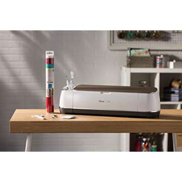 Cricut Maker Bundle Champagne with Tools & Vinyl Sampler