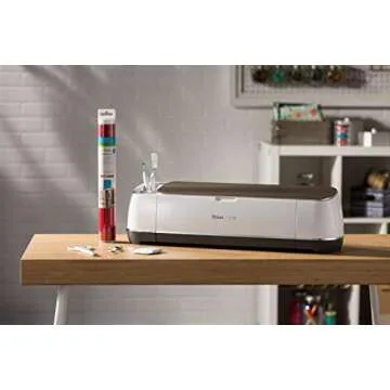 Cricut Maker Bundle Champagne with Tools & Vinyl Sampler