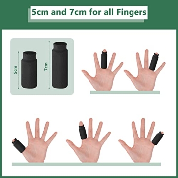 Luguiic Finger Ice Sleeves 5 Packs for Pain Relief