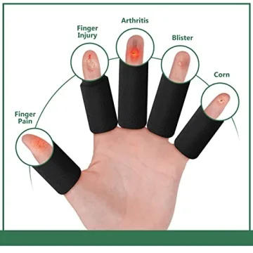 Luguiic Finger Ice Sleeves 5 Packs for Pain Relief