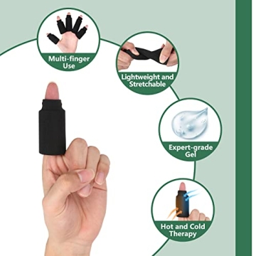 Luguiic Finger Ice Sleeves 5 Packs for Pain Relief