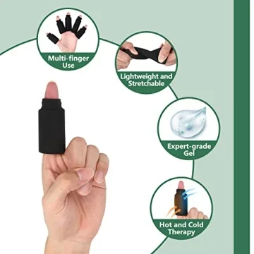 Luguiic Finger Ice Sleeves 5 Packs for Pain Relief