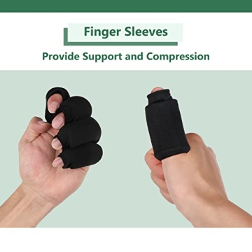 Luguiic Finger Ice Sleeves 5 Packs for Pain Relief