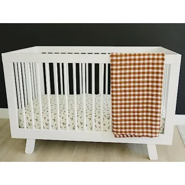 Mebie Baby Soft Muslin Crib Sheet - Breathable Nursery Bedding