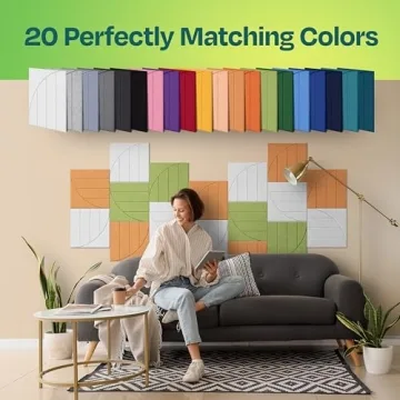 Ekkogo Acoustic Panels 12-Pack Decorative Soundproof Solutions